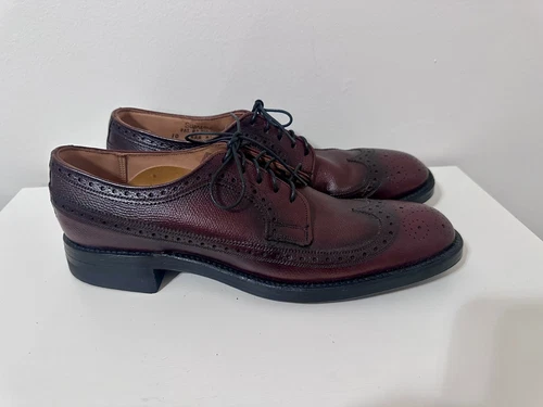 Chaussures habillées homme vintage Foot So Port pointure 10 AAA derby bout d’aile marron USA NEUF