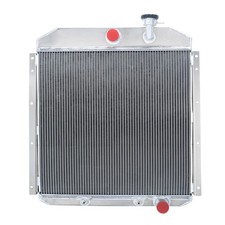 Aluminum Radiator 3 Row 1955-1959 Gmc Truck Base 4.4l L6 5.2l 5.3l 5.7l 6.1l V8