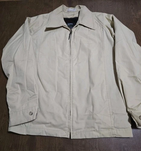 Vtg 70s London Fog Zip Jacket 36 Reg Celtic Cloth Bomber Removable Plush Liner - product listing photo