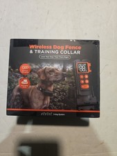 Wireless Dog Fence Training Collar Open Box