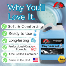 AIR FRESHENER BABY POWDER SCENT ODOR ELIMINATOR CAR HOME FRAGRANCE FREE SHIPPING