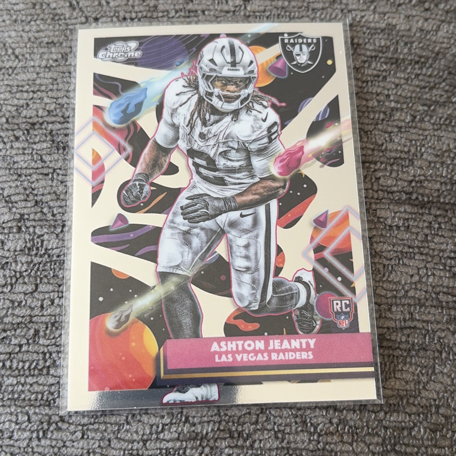 2025 Topps Chrome Cosmic Ashton Jeanty Rookie Card #152