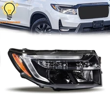 For 2021-2025 Honda Ridgeline Right Side Headlight Assy w/5-Pin Plug W/O LED DRL