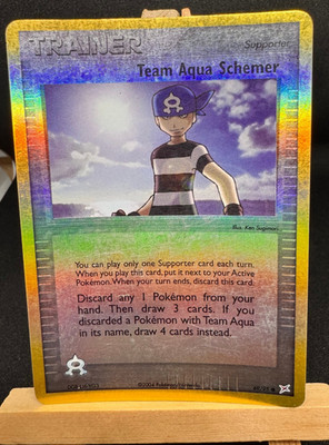 Team Aqua Schemer EX Team Magma vs Team Aqua 69/95 english