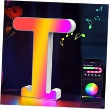 Light Up Letters Marquee Letter - Music Sync RGB Color Changing LED MRGB-T