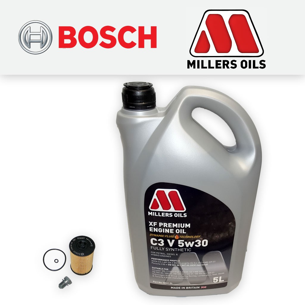 SERVICE KIT for SEAT LEON (5F) 1.6 TDI OIL FILTER SUMP PLUG +OIL (2012-2020)