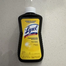 Lysol Concentrate Disinfectant Original Scent 12 fl oz Makes 9 Gallons NEW Full