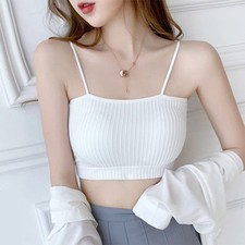 Breathable Solid Color Strapless Bra for Women Chest Hugging One Line Design