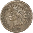 1867 Indian Head Cent Fine