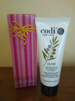 Codi Olive Hand & Body Lotion POUR LES MAINS ET LE CORPS 100ml / 3.3 fl oz NEW