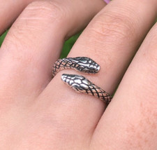 Snake Ring, Statement Rings, 925 Sterling Silver Ring, Serpent Ring, Rings for M