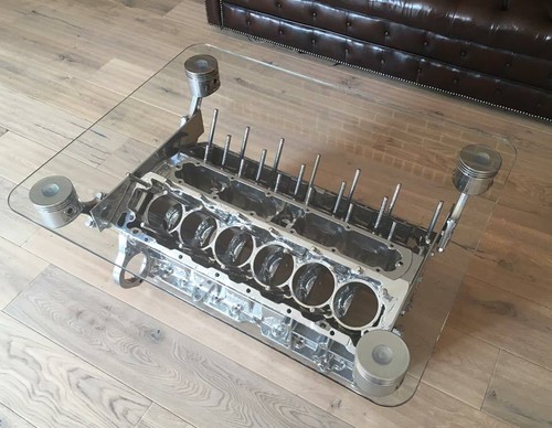 V12 Engine Block Coffee Table - Picture 3 of 6
