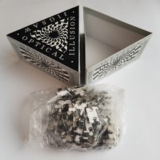 Optical Illusion Jigsaw Puzzle OpArt 156 pcs Lagoon Game black white England