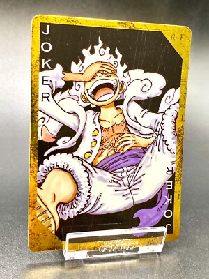 ONE PIECE Golden Playing Cards Monkey.D.Luffy Gear5 Joker 2024