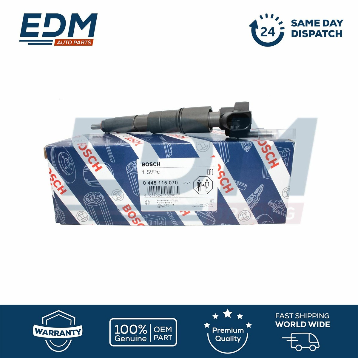 BOSCH Diesel Injektor für BMW X3 E83 X5 E70 3.0 d 13537792721 