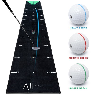 AI Golf Technische Matte Brechen Bälle Steckmatte Gemini Serie 14 Fuß Matte