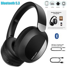 Bluetooth 5.3 Headset Wireless Headphone For Samsung Galaxy S25 S24 S23 S22 S21