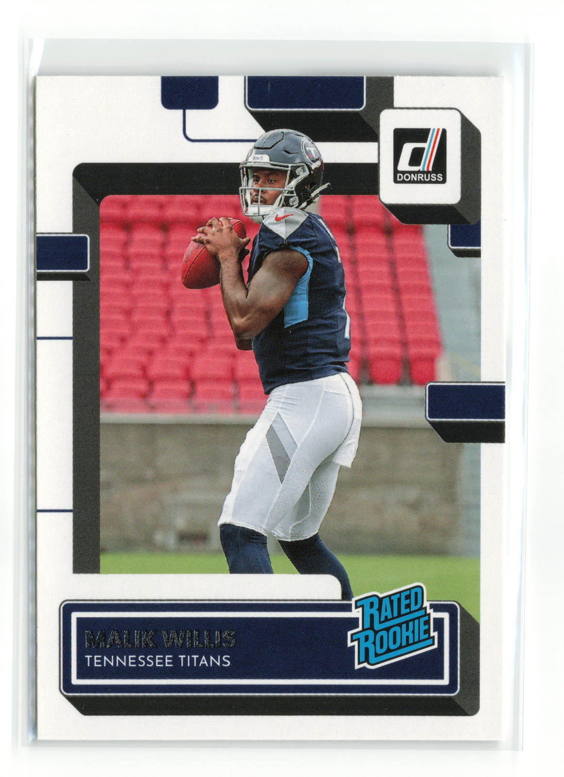 MALIK WILLIS #303 2022 PANINI DONRUSS TITANS Rated Rookie