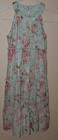 Speechless Girls Mint Green Floral Tiered Sleeveless Maxi Dress Size 7 EUC — photo 1