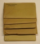 Lot of 5 - 1957 Government Issued Proof Set Envelopes - NO coins