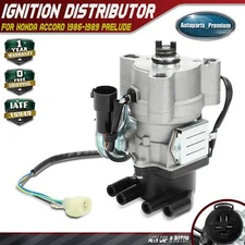 Ignition Distributor w/ Cap & Rotor for Honda Accord 1986-1989 Prelude 1985-1987