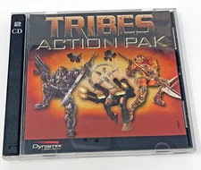 Tribes Action Pak Starsiege Vintage PC CD-ROM Game Dyanmix WIN 95/98/NT Used