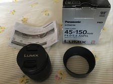 Panasonic Lumix G Vario 45 150mm F 4 0 5 6 Aspherical Mega O I S Lens For Sale Online Ebay