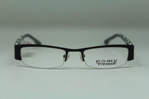 1 Unit POMY PRESCRIPTION GRADE EYEGLASS FRAME BLACK WOMEN LADY CLEAR LENS #46 - Bild 2 von 7
