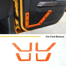 Orange Door Storage Pocket Net Frame Cover Bezel ABS Panel For Ford Bronco 2021+
