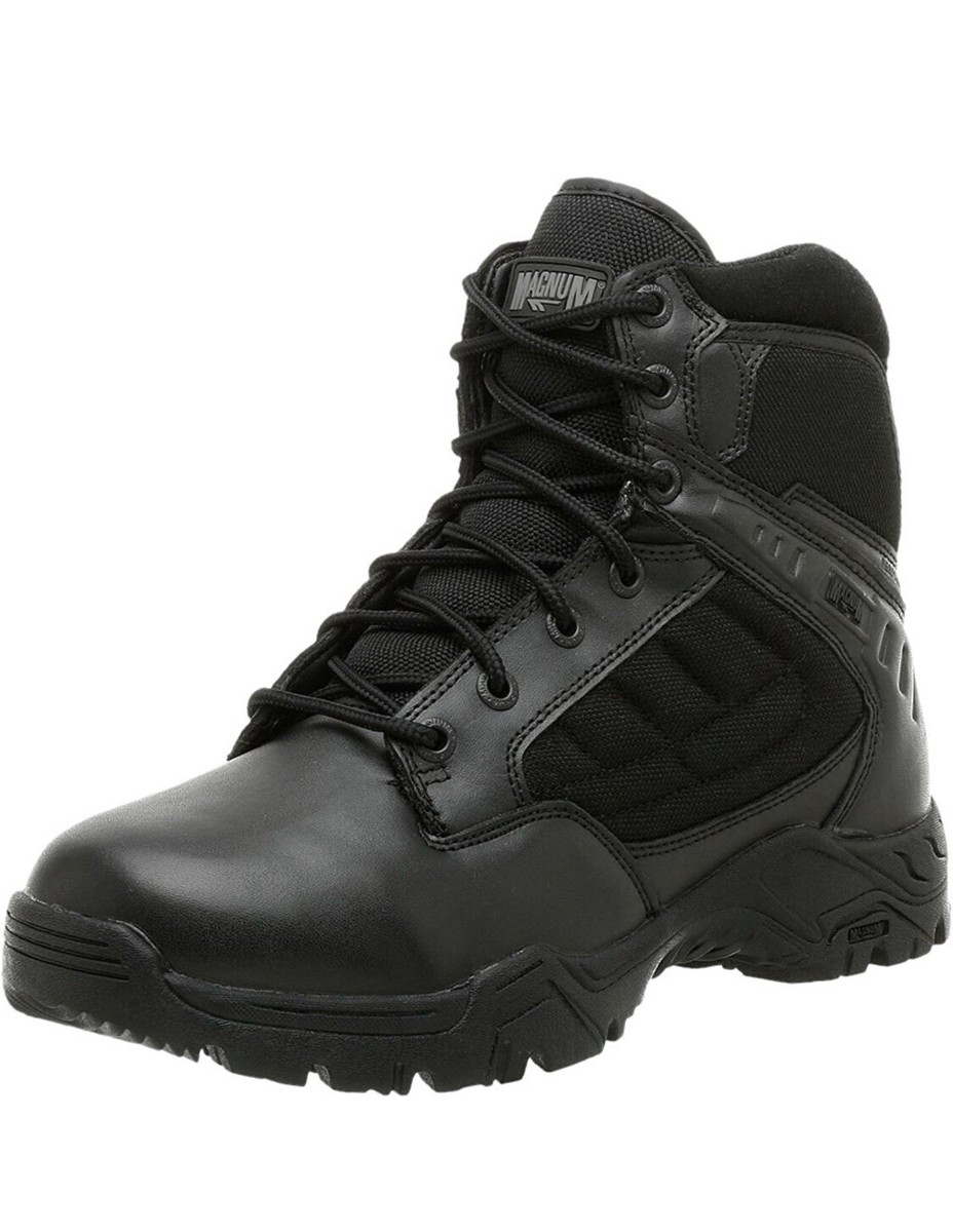 Magnum Womens Response II 6” Black Leather Combat Boots Lace Up