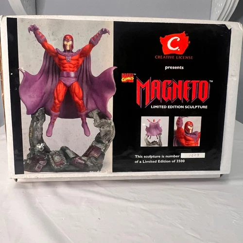 Magneto X-Men Statue (1995) • Marvel Universe • Lebercht •Red And Purple•Limited