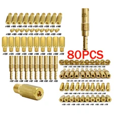 Carburetor 60Pc Main Jets+ 20Pc Slow Jets/Pilot Jet Kit For nibbi 28mm carb