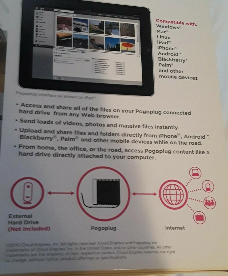 POGO-P21 POGOPLUG File Sharing Solution Your Personal Cloud EO2 version NEW - Image 4 of 4