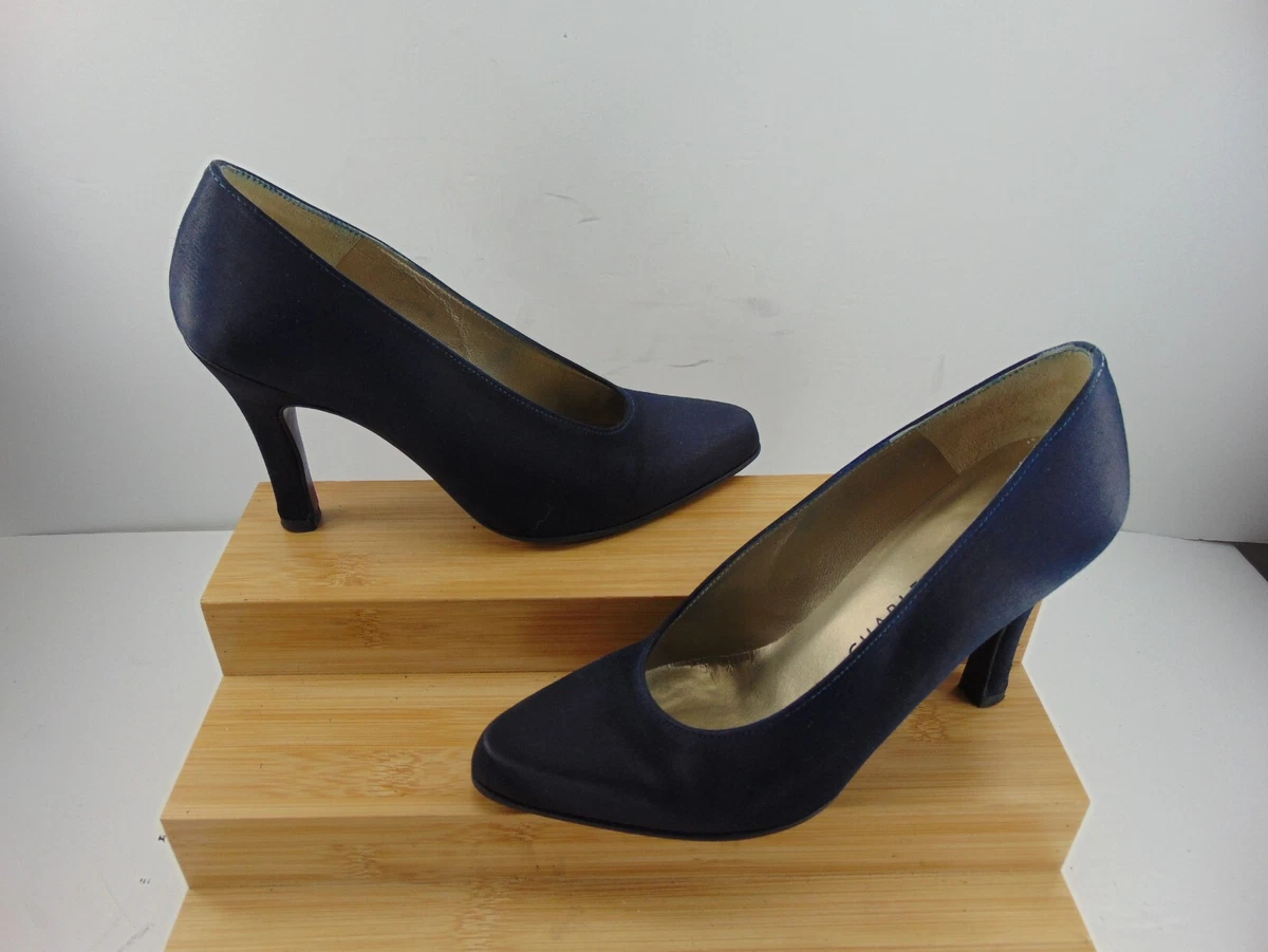 Navy pumps size 5 clearance