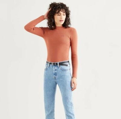 Levi's Ladies crew rib sweater in Red RRP £60 *Brand new and