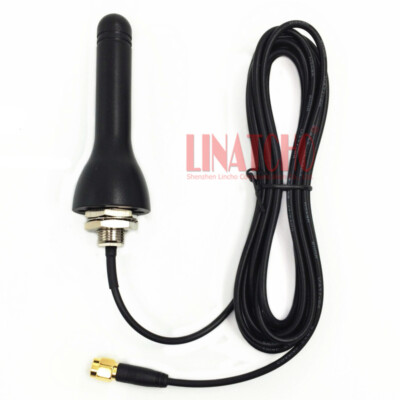 LTE GSM 4G GPRS Omni with SMA Male Cable DTU Cabinet Outdoor Waterproof Antenna