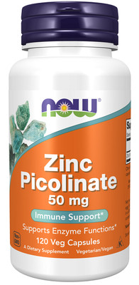 Zinkpicolinat 50 mg 60 - 120 Gemüsekapseln Now Foods
