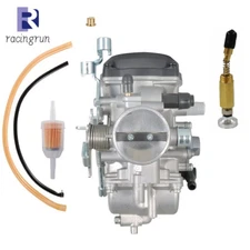 Carburetor Set & Choke For Kawasaki KLR650 1987-1999 2004 2005 2006 2007 