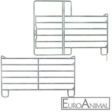 Weidepanel Panel Pferdebox Paddock Zaunelemente Tor verzinkt 2,4m 3,0m 3,6m