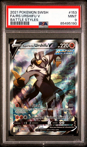 Rapid Strike Urshifu V graded PSA 9 for sale on eBay