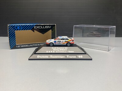 Audi Quattro S2 Möllig Wilbert racing car DTT 93 Exclusiv RM Rietze H0 1:87 OVP