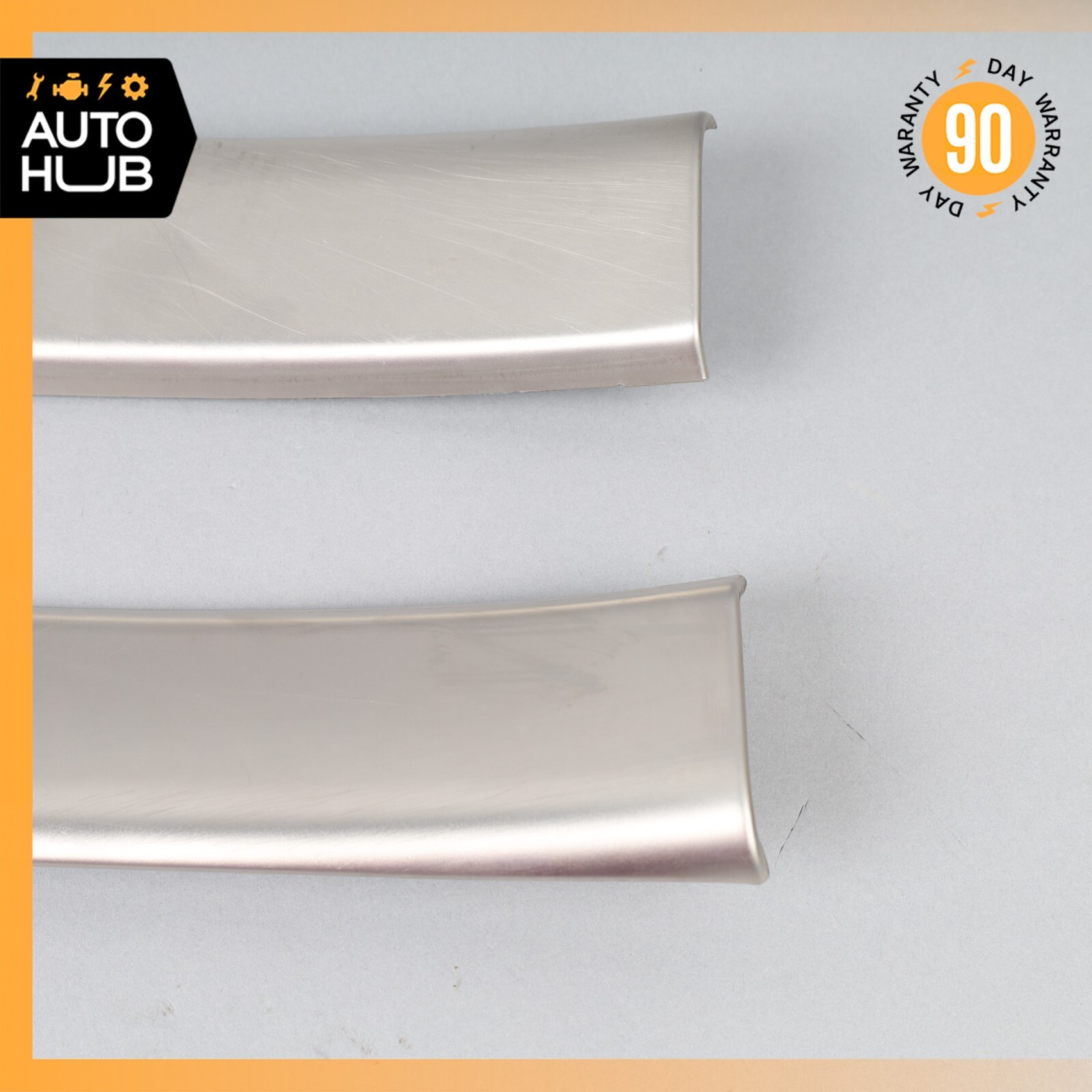 06-13 Bentley Continental Flying Spur Rear Left & Right Door Step Sill Set OEM