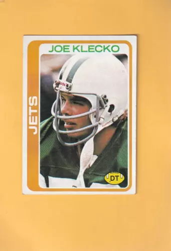 1978 Topps #287 Joe Klecko NY Jets VG+ Very Good Plus RC Rookie #33188
