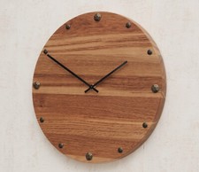 Wanduhr aus Holz 38 cm