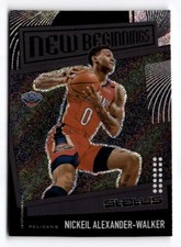 2019 Panini Status Nickeil Alexander-Walker New Beginnings #4 Pelicans