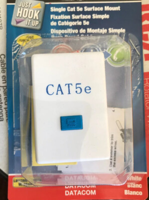 Monster Cable  Just Hook It Up  Surface Mount Housing  CAT 5E
