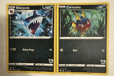 Sharpedo + Carvanha (Eevee Stamped) | Pokemon Battle Academy 2022 | Evolution