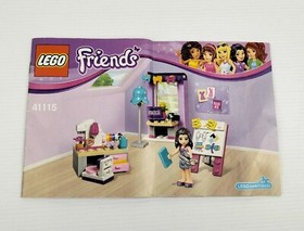 LEGO 41115 Friends: Emma's Creative Workshop 103 Pcs 2016 Retired 100% Complete