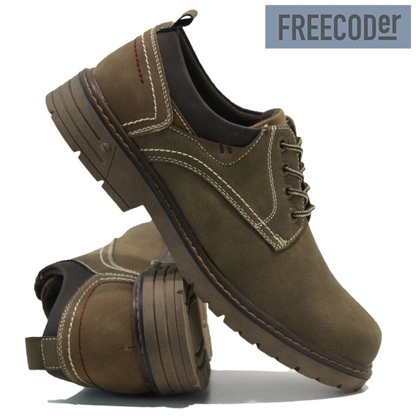 BOTAS DE HOMBRE CON CORDONES INFORMALES OXFORD TRABAJO SENDERISMO SENDERO AL AIRE LIBRE TALLA