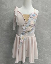 Girls Ballet Dress Pink Chiffon Leotard Ballet Dress Kids Children Contemporary